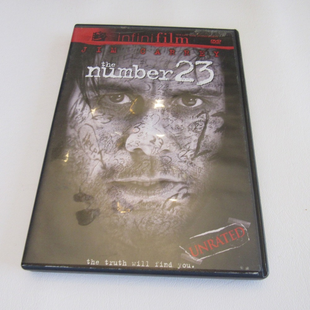 The Number 23 DVD Jim Carrey Unrated Edition Psychological Thriller 2007 Movie